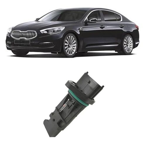 Air Flow Sensor Adapter Mass Air Flow Sensor Meter Fit for Hyundai Fit for Sonata Fit for Kia Fit for Optima 2.4 1999-2006 28164-38200 F00C2G2048 Air Meter Mount Base in Kuwait