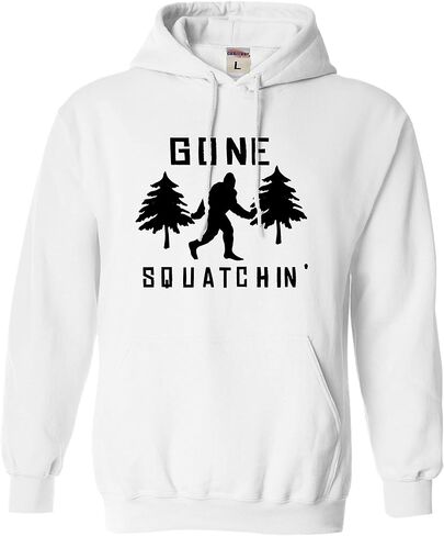 Go Out Out Go Squatchin 'Funny Bigfoot Sasquatch Gift Mens Women Sweatshirt Hoodie in Saudi Arabia