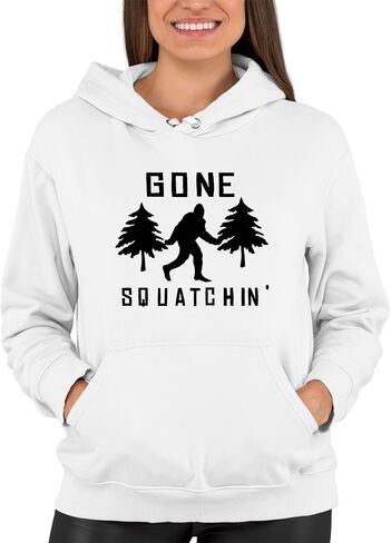 Go Out Out Go Squatchin 'Funny Bigfoot Sasquatch Gift Mens Women Sweatshirt Hoodie in Saudi Arabia