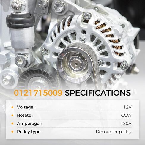 POROD ANDLINATOR FIT لعام 2011-2016 Volvo S60 ، 2007-2015 S80،2015-2016 V60،2008-2010 V70،2010-2015 XC60،2008-2015 XC70،2007-2014 XC90-180A 12V CCW Repion#01215009 in Saudi Arabia