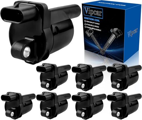 8pcs coil coil pack coil coil coil متوافق مع Chevy/GMC 2014-2019 Silverado/Sierra 1500 4.3/5.3/6.2L V8 ، 2015-19 Suburban ، 18-19 Tahoe ، Corvette Camaro Escalade CTS ، #UF743 ، 12621750 ، 1265818333333333 in Saudi Arabia
