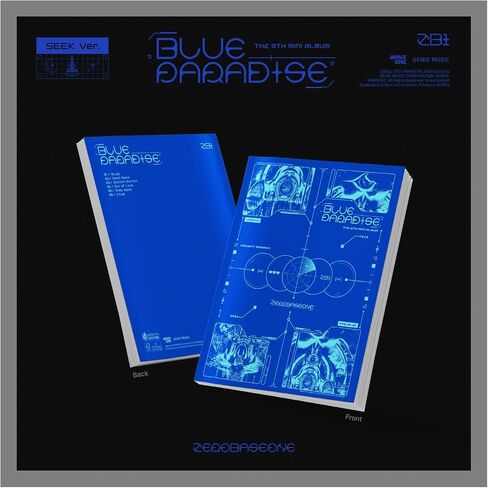 ألبوم Zerobaseone Blue Paradise 5th Mini مع Tracking Sealed ZB1 (إصدار غطاء المفاتيح) in Kuwait