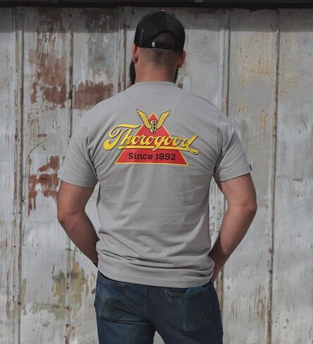 Thorogood Men Logo Logo Logo Shirt Sleeve Made USA in Saudi Arabia