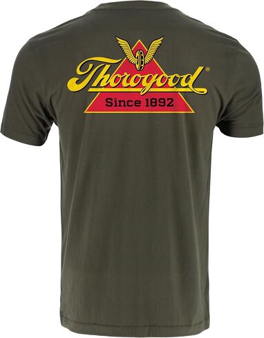 Thorogood Men Logo Logo Logo Shirt Sleeve Made USA in Saudi Arabia