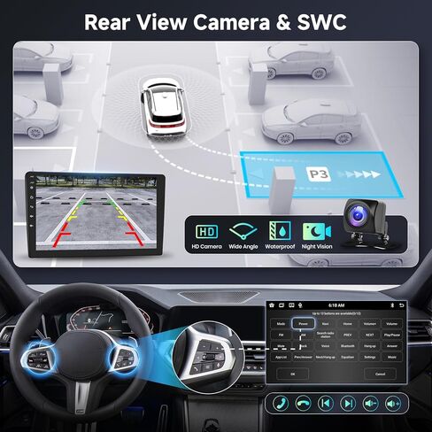 Hodozzy 2GB 64GB Android Car Stereo for Chevrolet Camaro 2008-2015 Radio with Wireless Carplay Android Auto Mirror Link, 9 Inch Touch Screen Car Radio GPS,Bluetooth, WiFi, FM RDS Radio,BT/SWC/EQ in Saudi Arabia