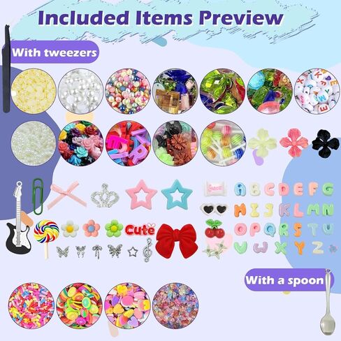 2280Pcs Junk Case Charms Kit,Y2K Nail Phone Cases Charms Bow Flower Letter Resin Accessories Beads for DIY Craft Scrapbooking Jewelry Making in Saudi Arabia