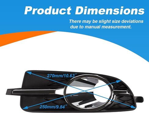Fog Light Grill Cover Frame Lamp Shade Under Front Bumper for Buick Lacrosse 2010 2011 2012 2013 20859107 20859108 Car Accessories(Left Driver Side) in Saudi Arabia