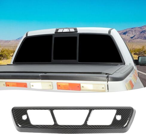 Voodonala for Ford F150 2009-2014 غطاء مصباح الفرامل الثالث الخلفي متوافق مع Ford F150 2009-2014 (ABS ، Smoke Black) in Kuwait