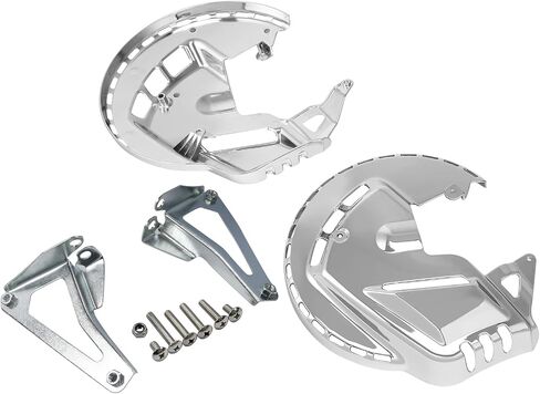 Green-L Ring of Fire LED Light Brake Disc Rotors Cover Fit for Honda Goldwing GL1800 2001-2017 Motorcycle (Chrome Cover, White&Yellow Light) in Saudi Arabia