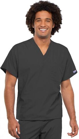 مجموعة شيروكي فرك للرجال والنساء ، Fit Vist V-neck Scrub Top 4777 مع ارتفاع طبيعي ، Pant Pant 4000 مرنة in Saudi Arabia