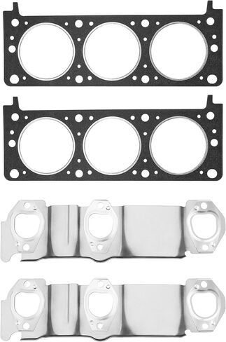 Head Gasket Kit, w/Cylinder Head Bolt, Compatible with 1995-1999 Chevy Malibu Corsica Lumina Monte, Buick Century Regal, Oldsmobile, Pontiac 3.1 L Engine, w/Intake & Exhaust Manifold Gasket Set in Saudi Arabia