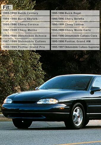 Head Gasket Kit, w/Cylinder Head Bolt, Compatible with 1995-1999 Chevy Malibu Corsica Lumina Monte, Buick Century Regal, Oldsmobile, Pontiac 3.1 L Engine, w/Intake & Exhaust Manifold Gasket Set in Saudi Arabia