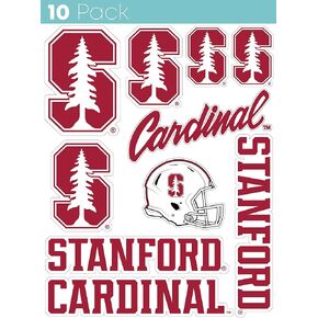 Stanford University 10 Pack Collegiate Vinyl Decal Sticker Officially Licensed Collegiate Product in Saudi Arabia