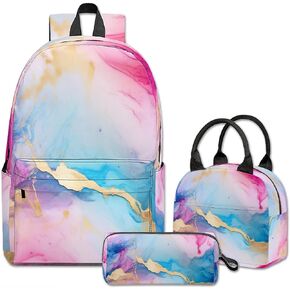 3pcs Boys Baseball Backback ، حقيبة الكتب للأطفال الأولاد مع صندوق الغداء ، و 17 بوصة مراهقة للبيسبول يعودون إلى مجموعة حقيبة المدرسة ، وحقيبة الظهر المحمول لمدرسة Mens/DayPack in Kuwait