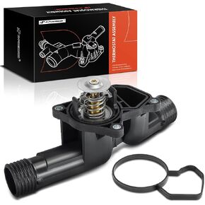 A-Premium Engine Coolant Thermostat Housing Assembly with Seal Compatible with BMW E36 Series 318i, 318is, 318ti, Z3, 1996 1997 1998 1999, 1.9L, Replace# 11531328884, 11531430017 in Saudi Arabia