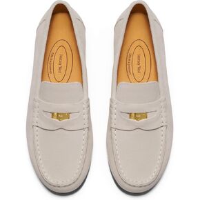 Journey West Ivy Style Suede Slip-on Penny Loafers Shoes for Women in Kuwait