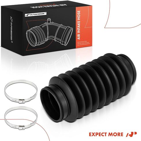 A-Premium الخلفية الخلفية Air Air Air Hose Clean Clean Hose W/Clamps متوافق مع RAM 2500/3500 2011-2012 و Dodge RAM 2500/3500 2003-2010 in Saudi Arabia