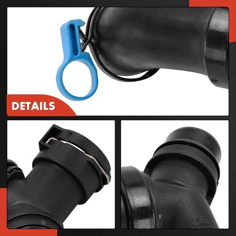 A-Premium Engine Air Cleaner Huse W/Clamps متوافق مع Ford F-150 F150 2011-2018 ، Mustang 2011-2018 in Kuwait