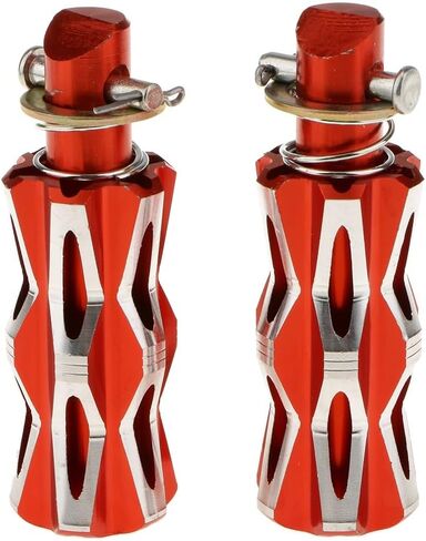 مسند القدمين أوتاد 1 زوج من CNC Universal Raptenger Foot Pedal للدراجات النارية البرتقالية in Kuwait