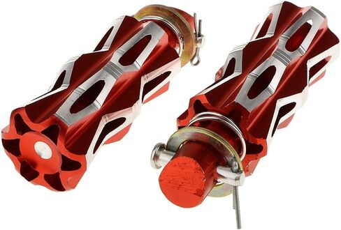 مسند القدمين أوتاد 1 زوج من CNC Universal Raptenger Foot Pedal للدراجات النارية البرتقالية in Kuwait