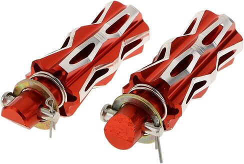 مسند القدمين أوتاد 1 زوج من CNC Universal Raptenger Foot Pedal للدراجات النارية البرتقالية in Kuwait