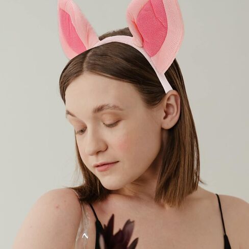 Pig Ears Headband Plush Animal Ears Halloween Christmas Festival Theme Party Cosplay Costume Headbands in Saudi Arabia