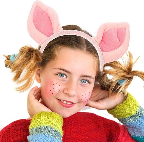 Pig Ears Headband Plush Animal Ears Halloween Christmas Festival Theme Party Cosplay Costume Headbands in Saudi Arabia