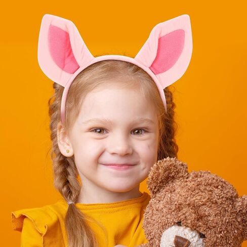 Pig Ears Headband Plush Animal Ears Halloween Christmas Festival Theme Party Cosplay Costume Headbands in Saudi Arabia