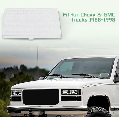 Map Dome Light Lens Clear Cover Interior Roof for 1988-1998 Chevrolet GMC C1500 Car Dome Light Lens Cover Interior Clear Lens in Saudi Arabia