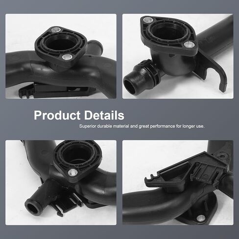 Engine Coolant Radiator Pipe Water Hose 06E121045AA Compatible with Audi A4 2013-2015 A5/A5 Quattro/S5 2012-2017 A6/A6 quattro A6 Allroad A7/A7 A8 quattro Touareg 06E121045AJ 06E121045AK in Saudi Arabia