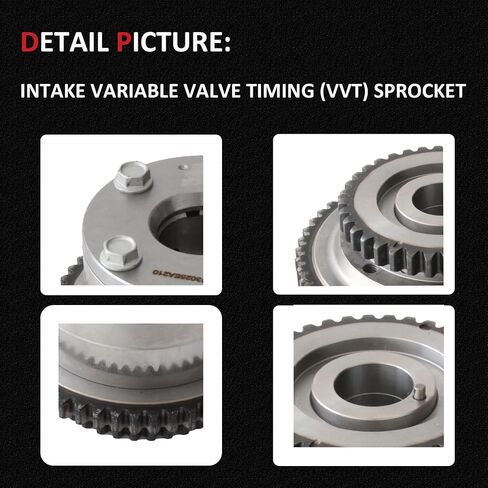 2 Intake Variable Valve Timing (VVT) Sprocket Fit for 2005-2019 Nissan Frontier NV3500 Pathfinder Xterra V6 4.0L DOHC Intake Camshaft Phaser Gear Replace#13025-8J100 13025-CD000 in Saudi Arabia