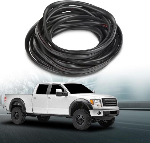 LQI 60 قدم Fender Flare Flare Rubber Seal و Black Universal Fender Flare Gasket للسيارات وآبار عجلة الشاحن in Saudi Arabia