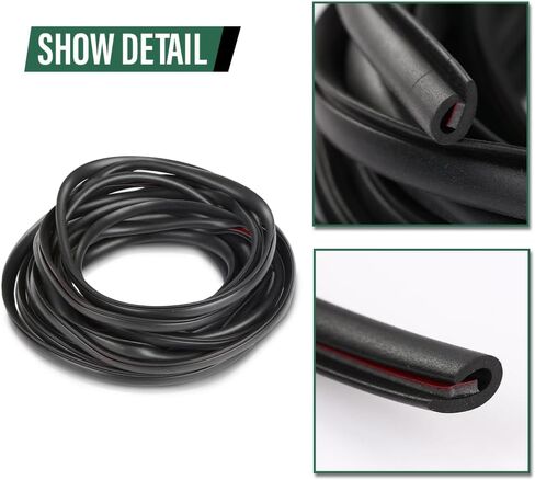 LQI 60 قدم Fender Flare Flare Rubber Seal و Black Universal Fender Flare Gasket للسيارات وآبار عجلة الشاحن in Saudi Arabia