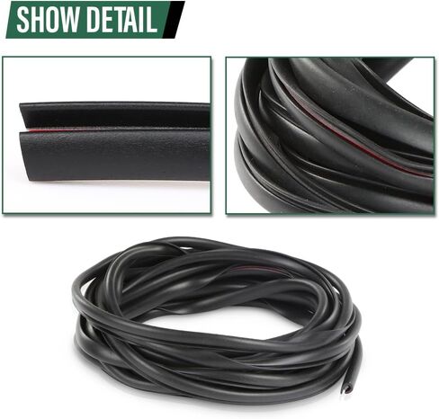 LQI 60 قدم Fender Flare Flare Rubber Seal و Black Universal Fender Flare Gasket للسيارات وآبار عجلة الشاحن in Saudi Arabia