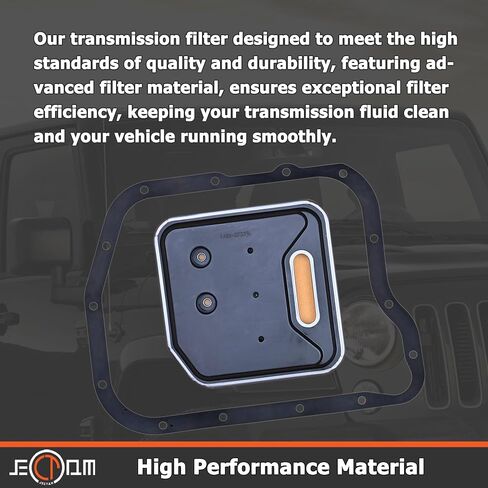 Automatic Transmission Filter And Gasket Kit 52118789 Compatible with 1998-2009 Dodge Dakota Durango Ram 1500 2500 3500 Van Wagon Jeep Grand Cherokee 42RE 44RE 46RE 47RE 48RE in Saudi Arabia