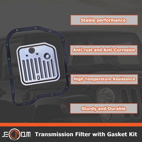 Automatic Transmission Filter And Gasket Kit 52118789 Compatible with 1998-2009 Dodge Dakota Durango Ram 1500 2500 3500 Van Wagon Jeep Grand Cherokee 42RE 44RE 46RE 47RE 48RE in Saudi Arabia