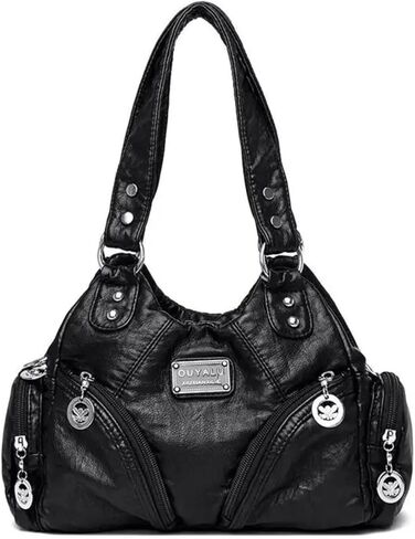 Hobo المحافظ وحقائب اليد للنساء حقيبة حمل متعددة الجيبات مع أكياس الكتف اليومية السحاب in Kuwait