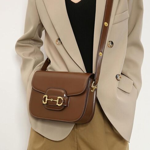 Shoulder Bags for Women Closure Crossbody Bags Shoulder Purse Handbag PU Leather Classic Clutch Tote in Saudi Arabia
