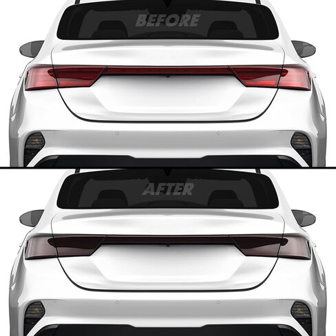 Slickmod Precut Vinyl Smoke Lint لعام 2022-2024 Kia Forte Tail Light (20 ٪ دخان مظلم) in Saudi Arabia