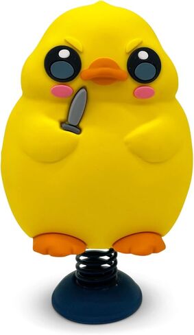 يضحك راقصة لوحة القيادة في Buddha - Boyful Bobblehead مع تعبير ضحكة فرحان - لعبة Sweat Luck Dashboard Toy - بلاستيك ناعم مع وسادة لاصقة للسيارات والمكاتب والمزيد in Kuwait