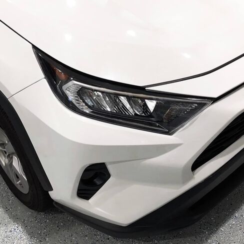 SlickMod PreCut Vinyl Smoke Tint for 2019-2023 Toyota RAV4 Headlight (35% Light Smoke, 1. Headlight) in Kuwait