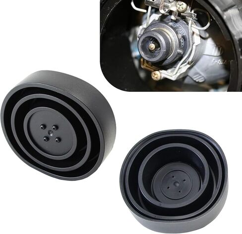 ZKFAR 2 PCS CAR CAR Front Lighting Lighting Loving Guding ، SILICONON SILICONE Anti-Flame Sterardant Thread Thread Seal Cover لـ 2.76 "/2.95" /3.15 "/3.35" /3.54 "/3.74" /3.94 "(Black) in Saudi Arabia