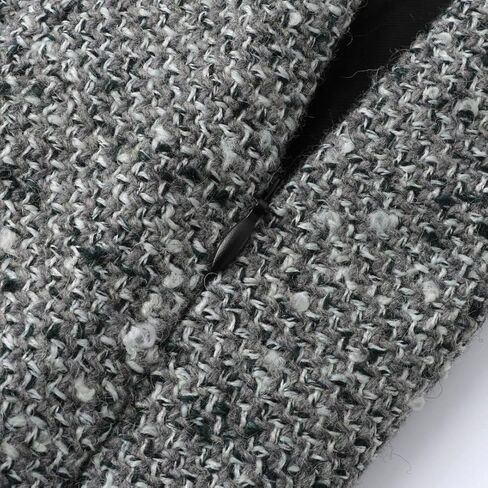 Amazhiyu Women's Wool Tweed High Weist Mini Pency Varts with Side Split Winter in Saudi Arabia