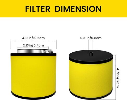 2 حزمة مرشح الهواء ATV ل Honda Recon 250 TRX250TE TRX250TM ، قطع الغيار 17254-HM8-000 متوافق مع Sportrax TRX250EX TRX250X in Kuwait