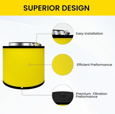 2 حزمة مرشح الهواء ATV ل Honda Recon 250 TRX250TE TRX250TM ، قطع الغيار 17254-HM8-000 متوافق مع Sportrax TRX250EX TRX250X in Kuwait