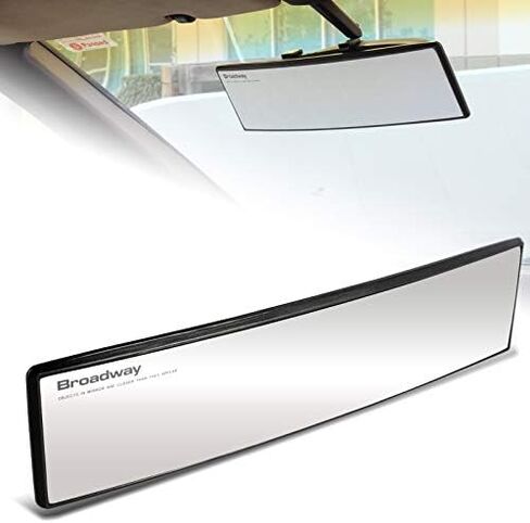 Eparts-Gogogo Universal Broadway 300mm 12 بوصة واضحة محدب واضحة على نطاق واسع تقليل مقطع البقعة العمياء على مرآة الرؤية الخلفية in Saudi Arabia