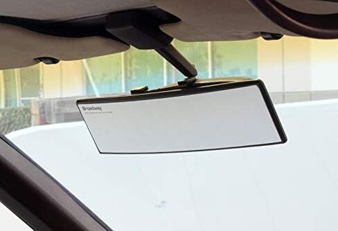 Eparts-Gogogo Universal Broadway 300mm 12 بوصة واضحة محدب واضحة على نطاق واسع تقليل مقطع البقعة العمياء على مرآة الرؤية الخلفية in Saudi Arabia