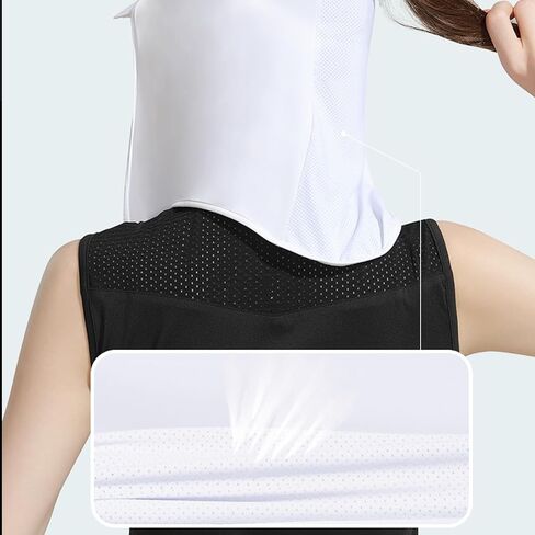 Cooling Face Covering Adjustable UV Sun Protection Neck Drape Multifunctional Mask, Neck Flap Addon for Ball Caps in Saudi Arabia