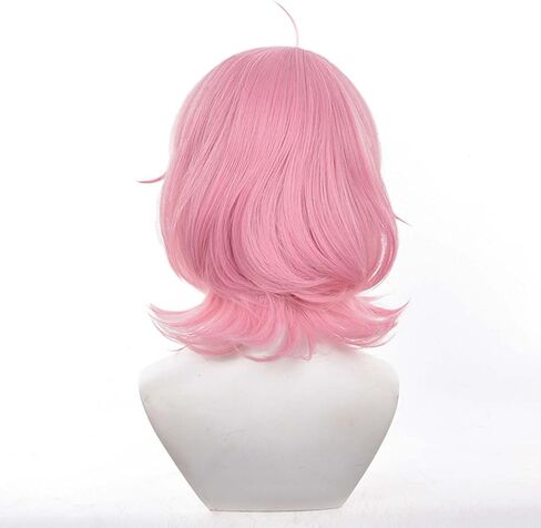 أنيمي Cosplay شعر مستعار Cosplay Wig Pink Short Wig Costume Wig Usisex شخصيات تلعب عيد ميلاد هالوين in Kuwait