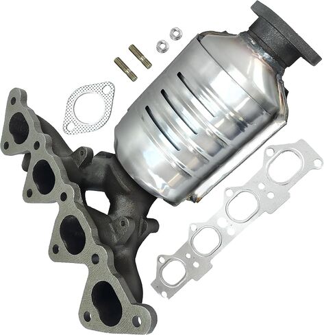 JT Exhaust Catalytic Converter Compatible with 2004-2012 Hyundai Elantra, 2007-2008 Tiburon, 2010-2011 Kia Soul, 2004-2009 Kia Spectra 2.0L (EPA Compliant) in Saudi Arabia